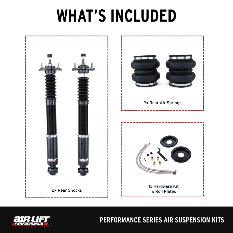 Air Lift Performance 82-93 BMW 3 Series E30 Rear Air Suspension Kit