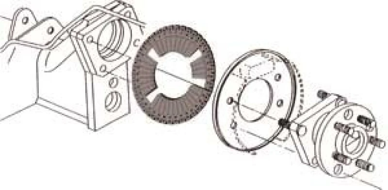 SPC Performance EZ Shim Dual-Winkel Camber/Toe Shim (Grau)