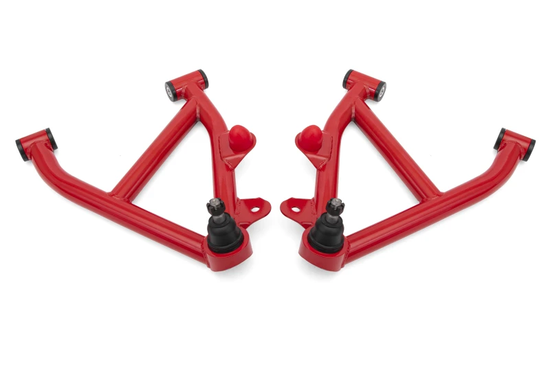 BMR 82-92 GM F-Body A-Arms Lower DOM Non-Adj Delrin Bushings Coilover - Red
