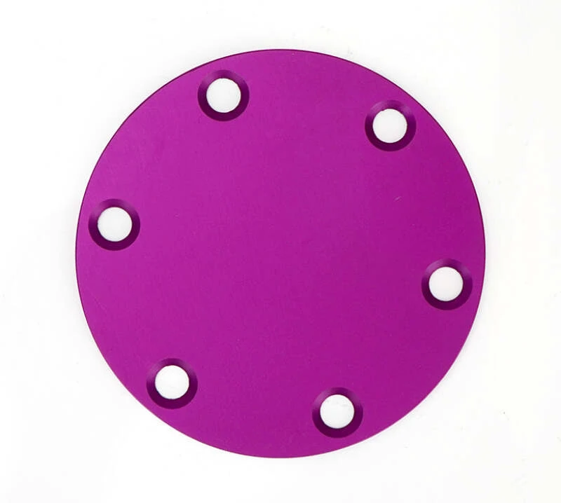 NRG Horn Delete Plate Laser Logo - Purple