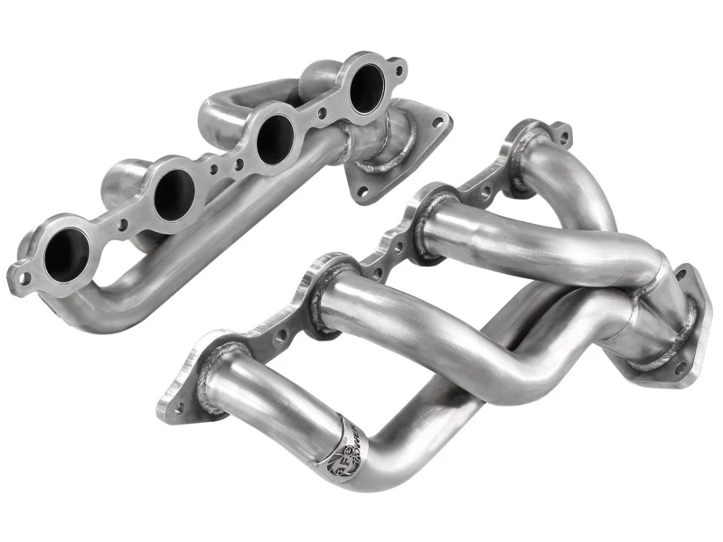 aFe Power Twisted Steel-Header 409 Edelstahl 02-13 GM Silverado/Sierra 1500 V8 GMT800/GMT900