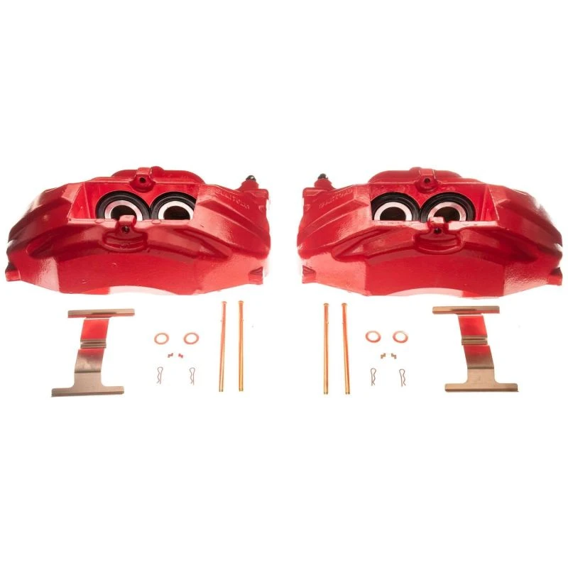 powerstop_S2708-6794601514a12 Power Stop 01-06 Lexus LS430 Front Red Calipers w/o Brackets - Pair