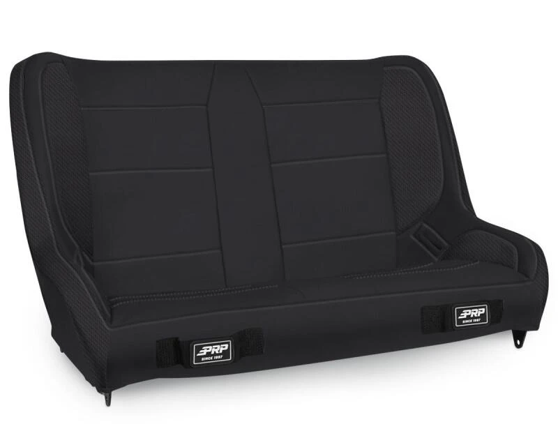 PRP Jeep Wrangler TJ/LJ/JK Elite Series Rear Bench- Black Vinyl