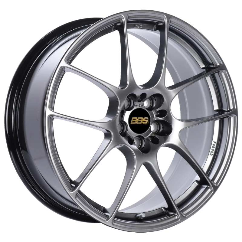 BBS RF 18x8 5x100 ET45 Diamond Black Wheel -70mm PFS/Clip Required