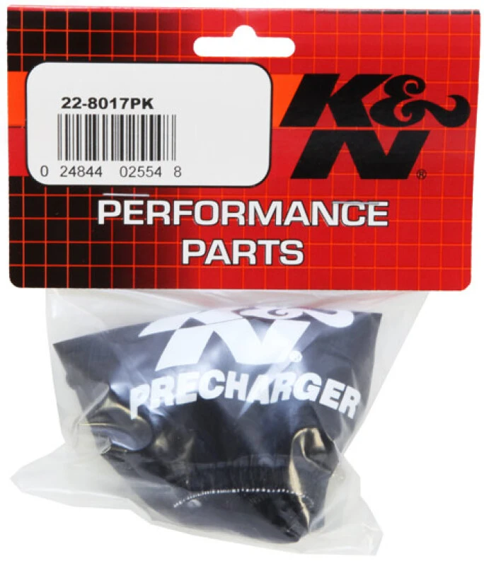 K&N Precharger WrapBlk.Universal 6in ID 2in H