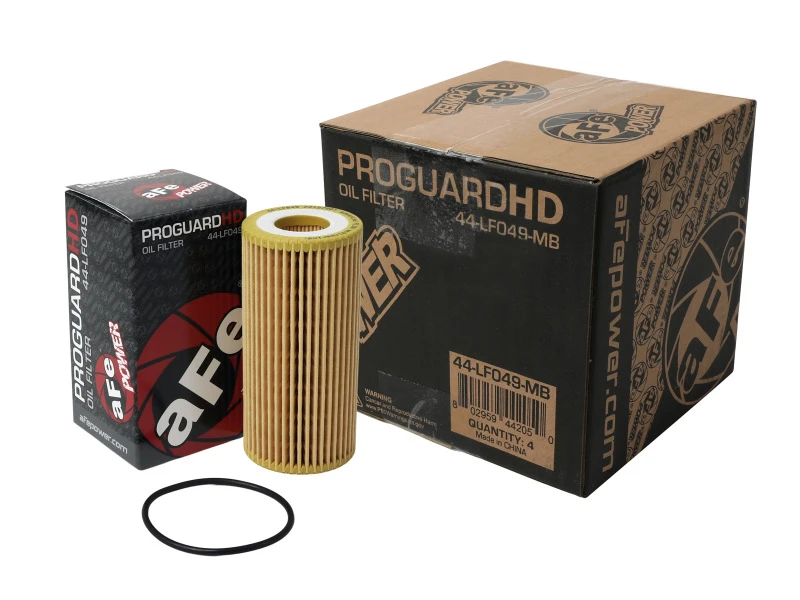 afe_44-LF049-MB-6792cf63a4593 aFe Pro GUARD HD Oil Filter (4 Pack)