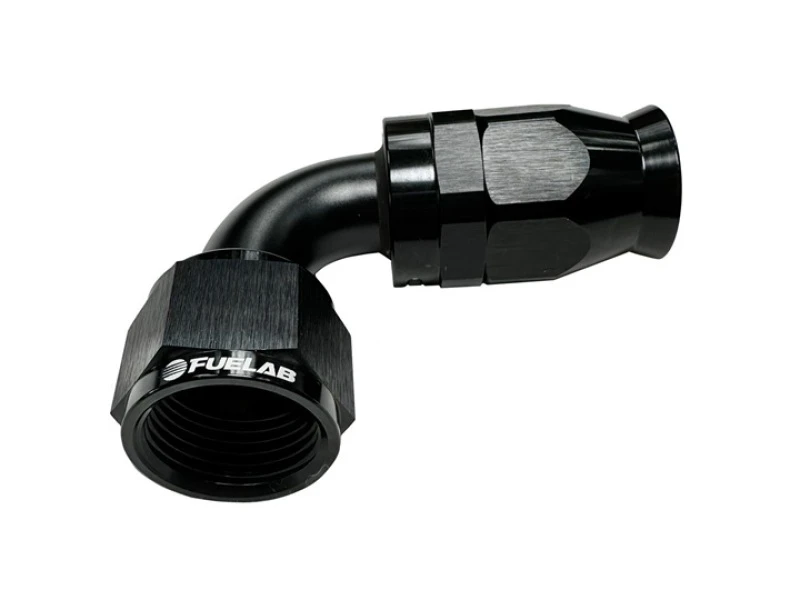 Fuelab PTFE Swivel Hose End Fitting - 90 Degree - 12AN