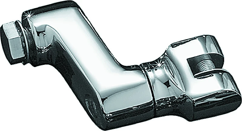 Kuryakyn Offset Peg Mount With 1/2in-13 Mount Bolts Chrome (Pair)