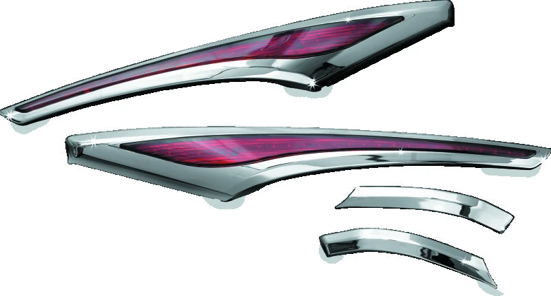 Kuryakyn L.E.D. Saddlebag Accent Swoops für 2012–2017 Goldwing GL1800 / 2013–2016 F6B