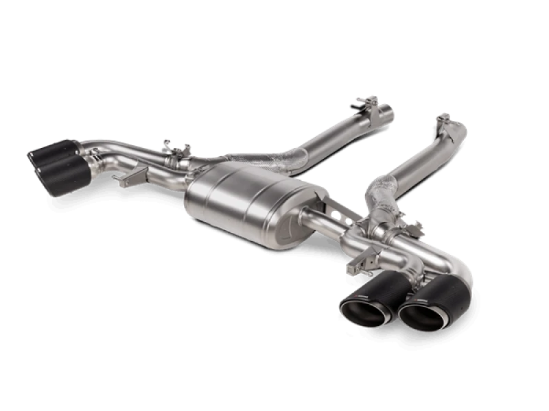 T_16H-6792d9eb29b59 Akrapovic 2020-23 BMW X5M (F95)/X6M (F96) Slip-On Line (Titanium) w/Carbon Fiber Titanium Tips