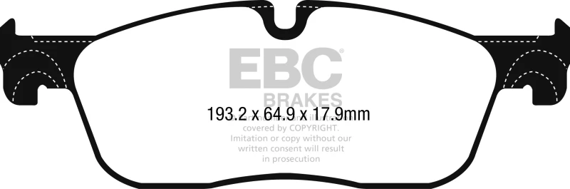 EBC Ultimax2 Vorderbremsbeläge für 2017+ Jaguar F-Pace