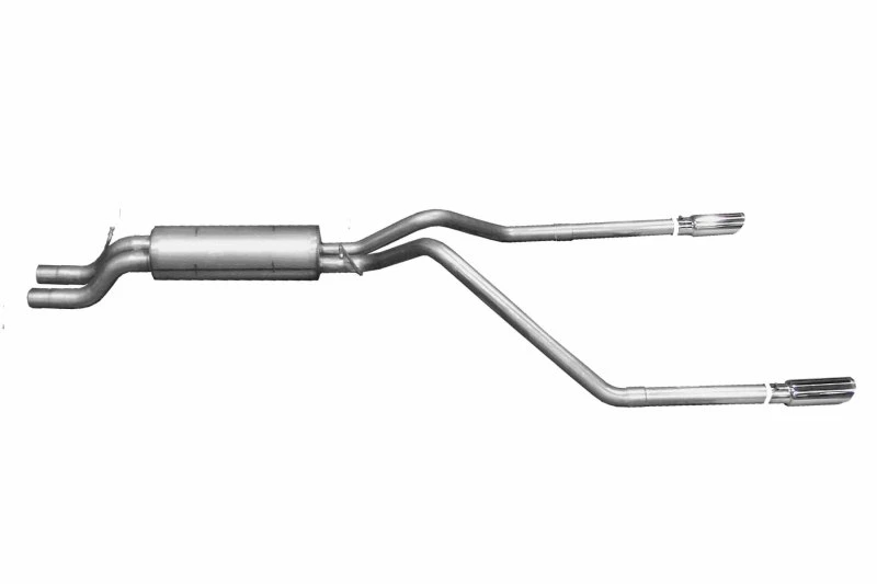 Gibson 01-05 Chevrolet Silverado 2500 HD Base 6.0L 2,5-Zoll-Kat-Back-Doppel-Split-Auspuff - Edelstahl