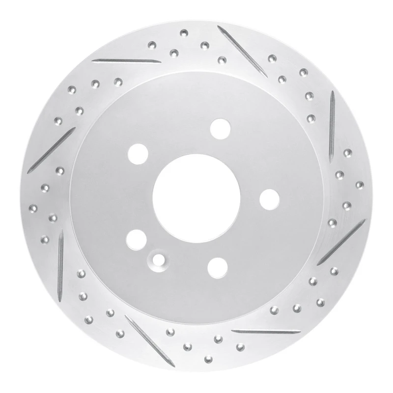 DFC 98-05 Mercedes-Benz Ml350 Rear Right Drilled & Slotted Geoperformance Rotor