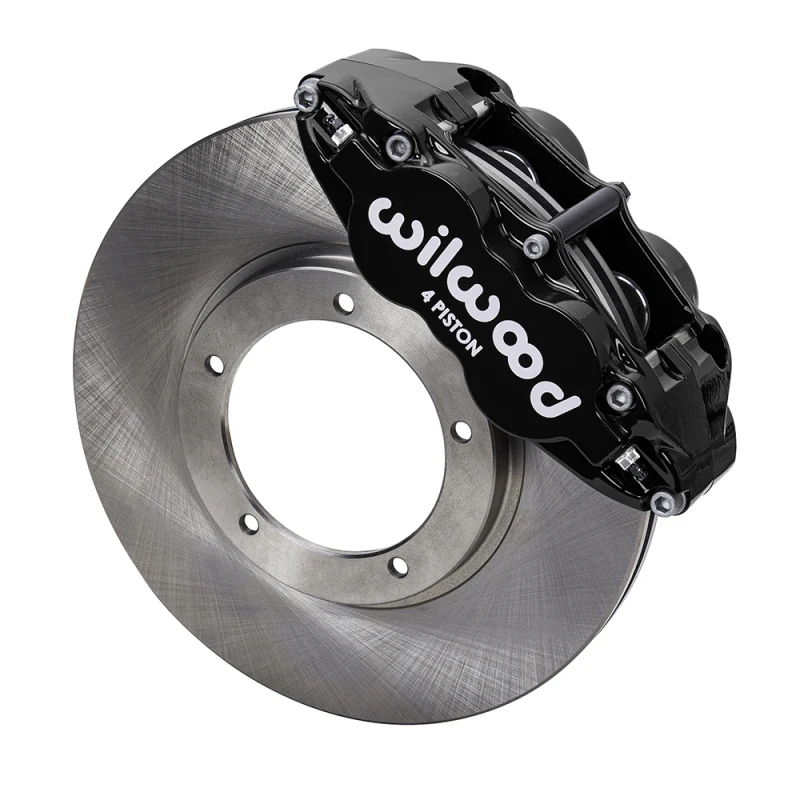 Wilwood kit front FNSL4R PORS 911 1984- 89 3.5 MT 11.10X.95 rotor black W/LINES