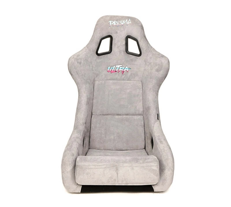 NRG FRP Bucket Seat ULTRA Edition - Large (Grau Alcantara/Pearlized Back)