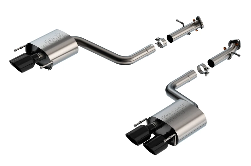Borla 15-24 Lexus RC F Axle-Back Abgasanlage S-Type - Schwarz-Chrom