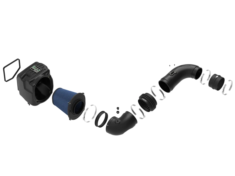 aFe Quantum Pro 5R Kaltluft-Ansaugsystem 08-10 GM/Chevy Duramax V8-6.6L LMM - Öleintritt