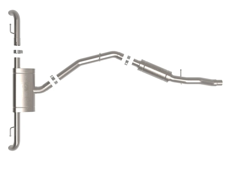 aFe MACH Force-Xp 17-21 Audi Q5 L4-2.0L (T) 3in auf 2,5in Edelstahl Cat-Back Auspuffsystem