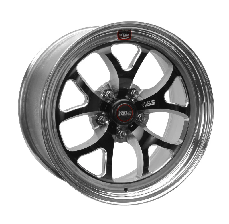 Weld S76 17x10.5 / 5x4.75 BP / 7.2in. BS Black Wheel (High Pad) - Non-Beadlock