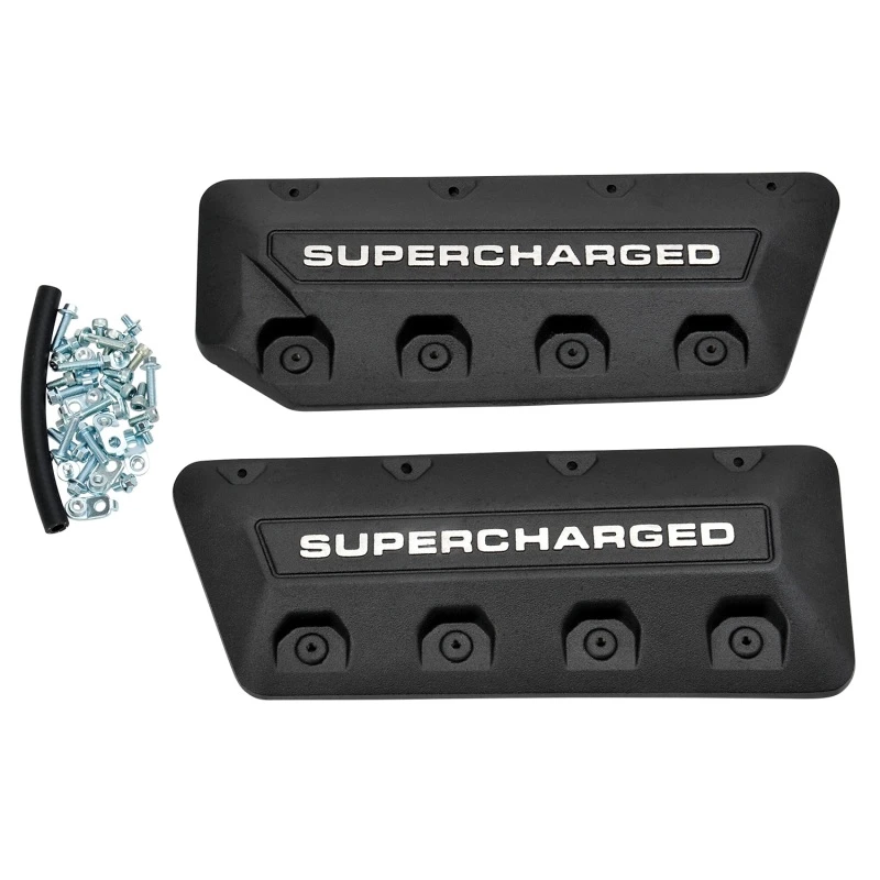 Edelbrock-Spulenschutz-Kit 2018-19 Ford Mustang 5.0L GT mit Edelbrock R2650 Kompressor