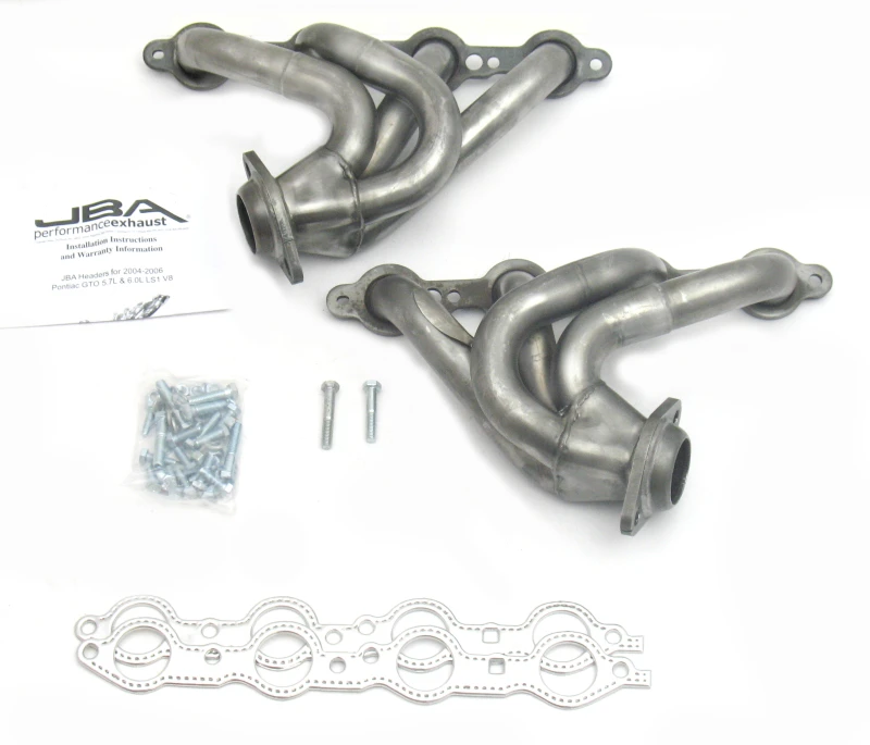 JBA Krümmer für 2004–2006 Pontiac GTO 5.7/6.0L LS 1-5/8in Primary Raw 409SS Cat4Ward