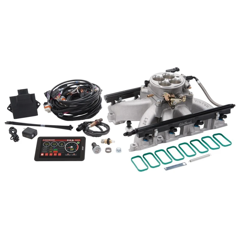 Edelbrock Pro Flo 4 EFI-System Seq Port LS Gen III/IV Victor Jr Rect Port 550 HP Max 35lb/hr