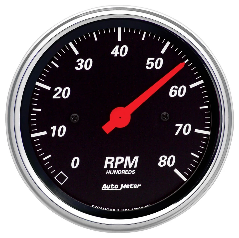 Autometer Designer Black 70-74 E-Body/Cuda/Challenger Armaturenbrett-Kit 6-teilig Tach/ km/h/ Kraftstoff/ Öl/ WTMP/ Volt