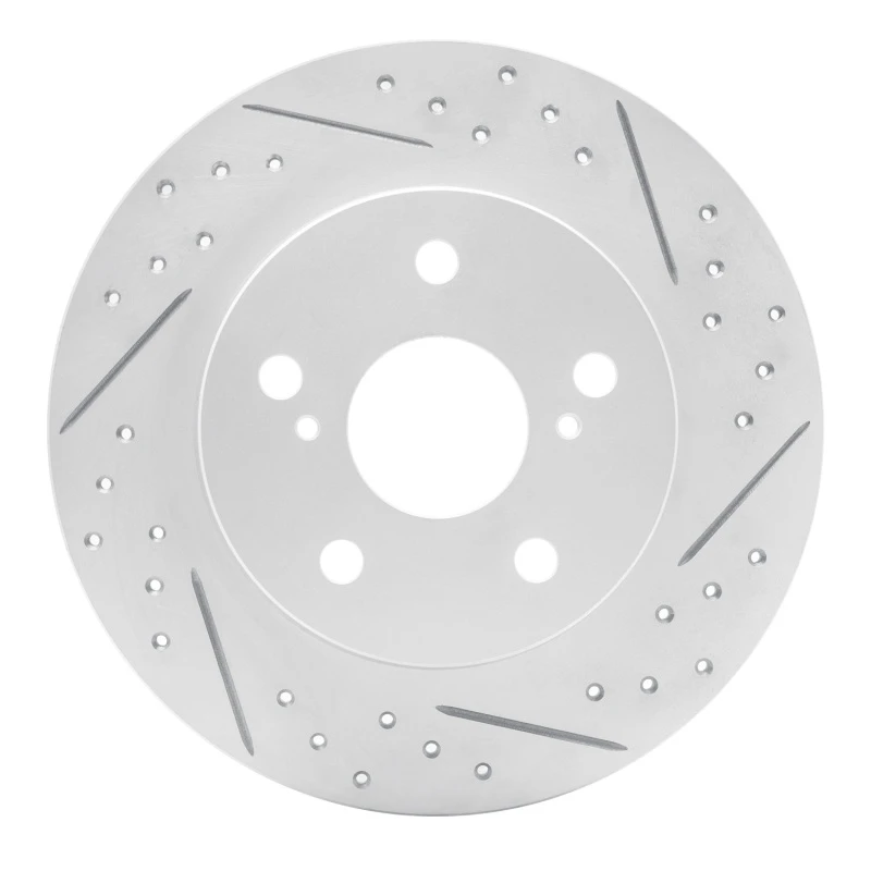 DFC 11-16 Scion Tc Rear Right Drilled & Slotted Geoperformance Rotor