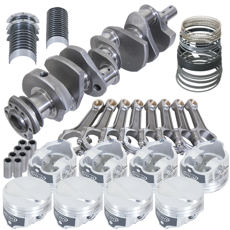 Eagle Chevy 454 Rotierende Baugruppe mit 4.000 Zoll Kurbelwelle und 6.135 Zoll I-Träger Pleuel