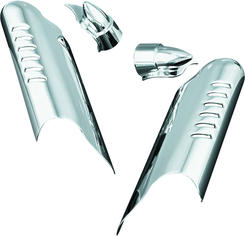 Kuryakyn Lower Leg Deflector Shields für 00-13 Touring Chrome