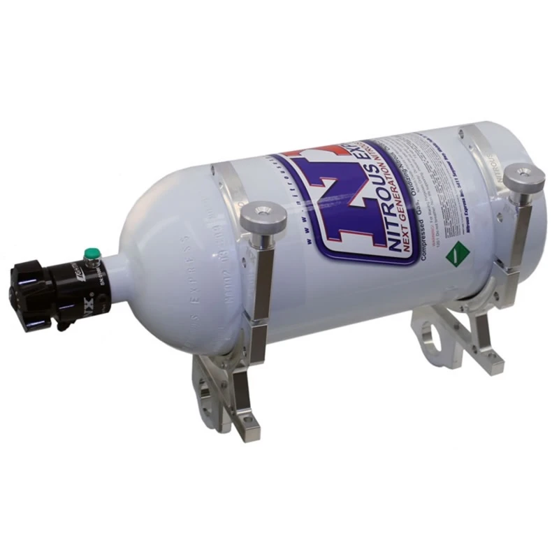 Nitrous Express Billet-Halterung für 10 oder 15lb N2O-Flasche inkl. 1-5/8-Zoll-Bar-Montage