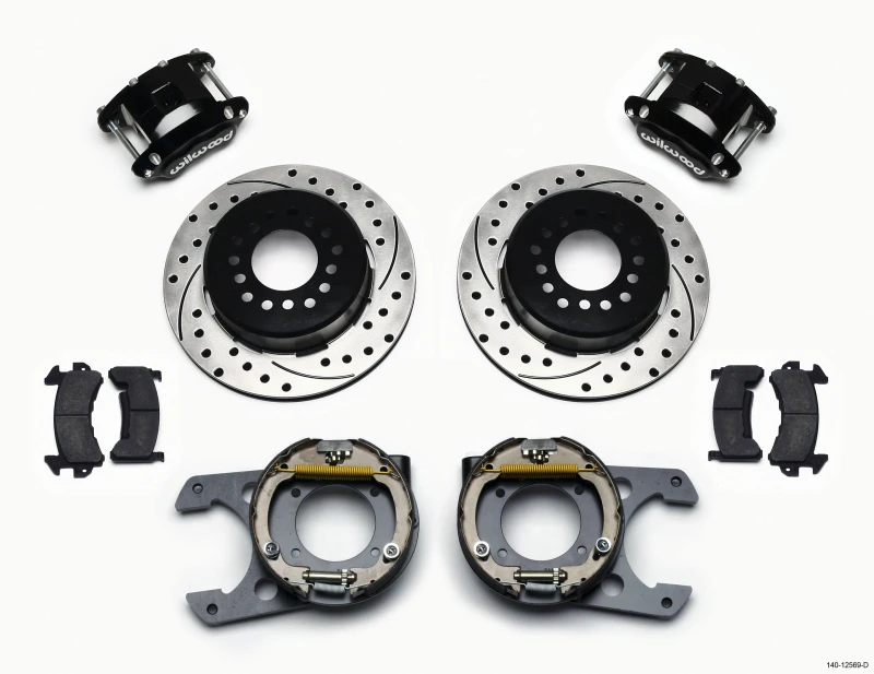 wilwood_140-12569-D-67956ef8c791e Wilwood D154 P/S Parkbremse Kit Bohrungen Chevy C-10 2,42 Offset 5-lug