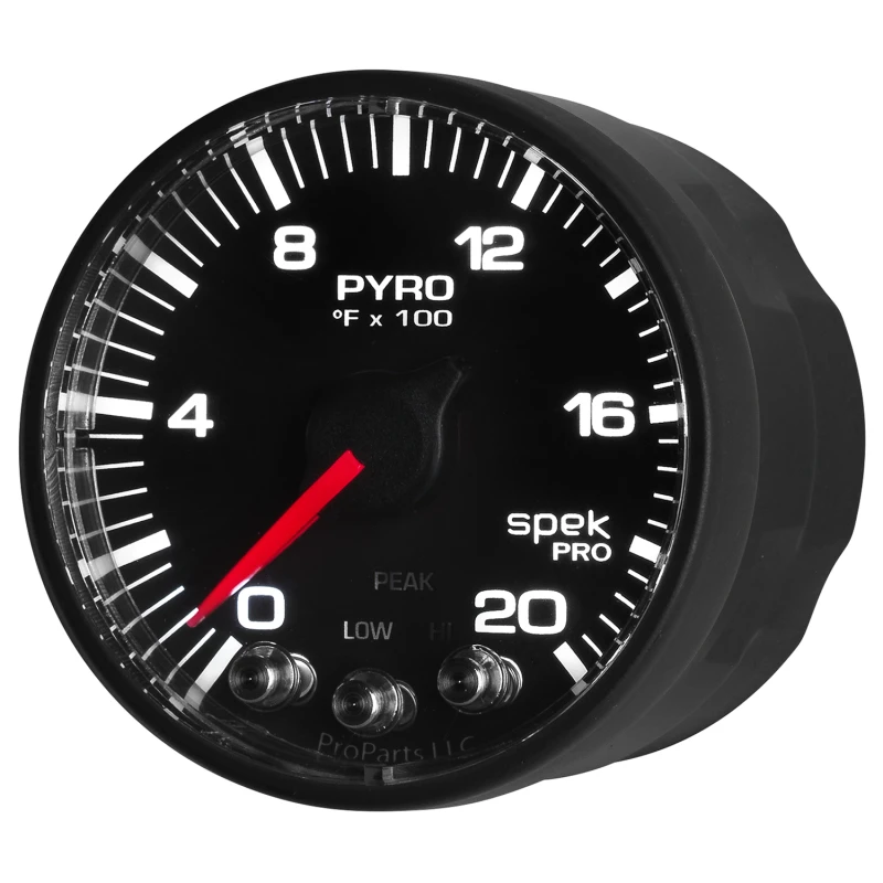 Autometer Spek-Pro 52,4mm 0-2000F Digitaler Stepper-Motor-Pyrometer-Messgerät