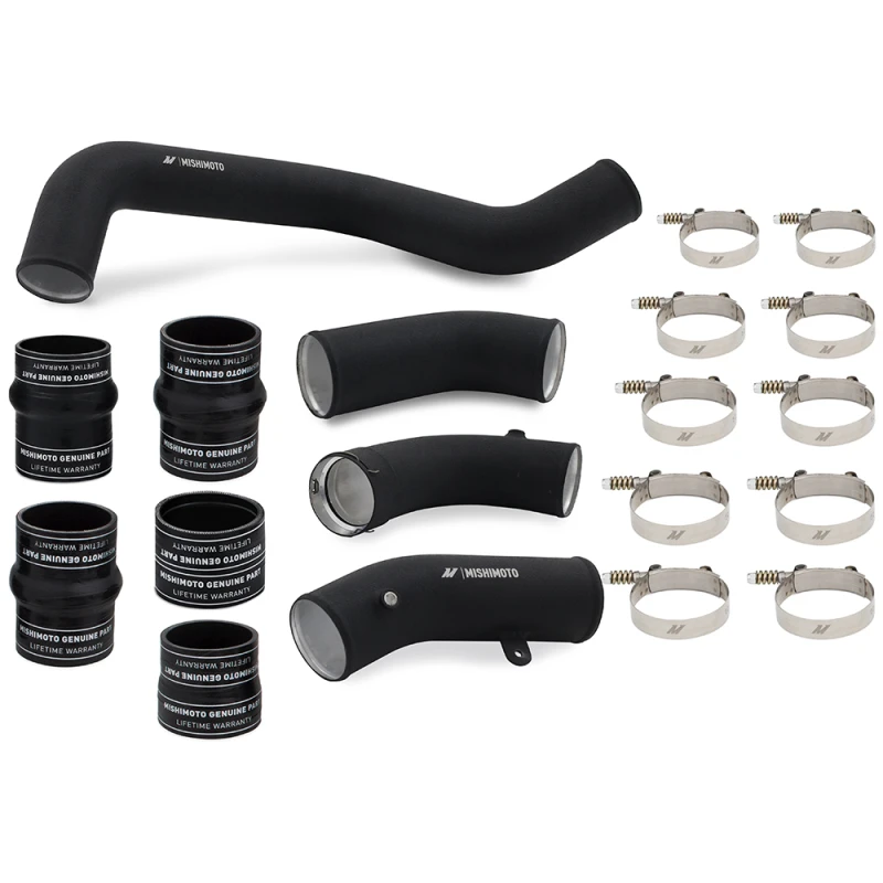mishimoto_MMICP-DMAX-17KWBK-679416134753a Mishimoto 17-19 GM 6.6L L5P Intercooler-Rohr- und Stiefel-Kit Wrinkle Black