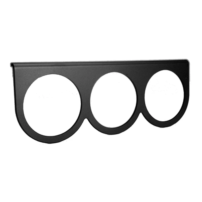 Autometer 2-5/8 Zoll 3-Loch-Messgerät-Panel - Schwarz Aluminium