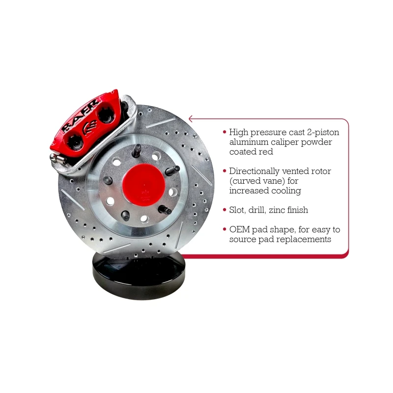Baer Brakes 82-92 Chevrolet Camaro/Pontiac Firebird 13in Classic Series Front Brake Kit - Red