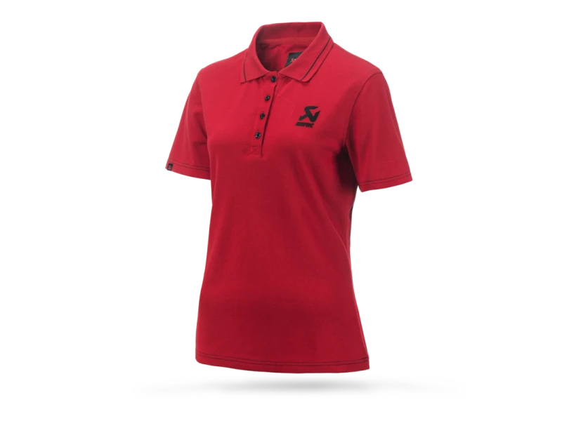 Akrapovic Corpo Polo Red Womens - L
