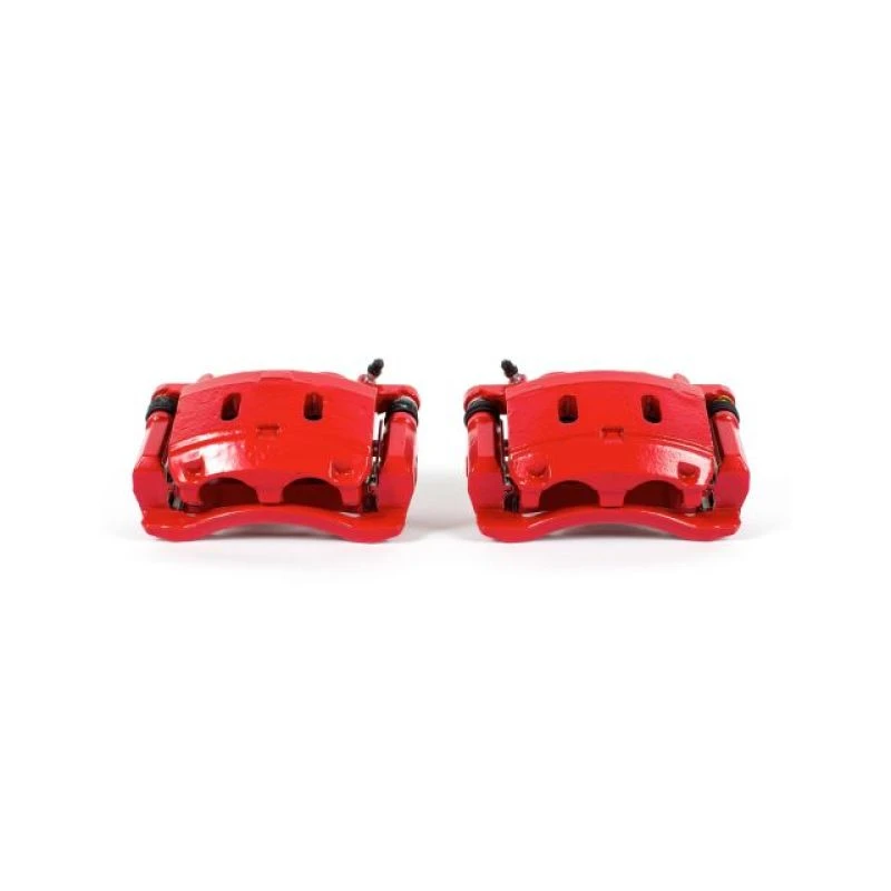 powerstop_S3338-67945e9db0137 Power Stop 06-13 Infiniti QX56 Front Red Calipers w/Brackets - Pair