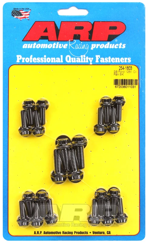 ARP 12pt Oil Pan Bolt Kit for SB Ford