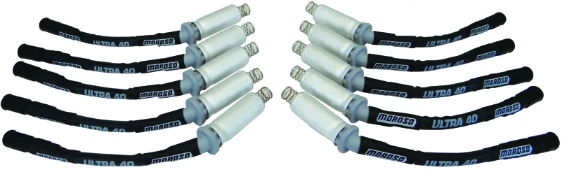 Moroso 08-17 Dodge Viper Ignition Wire Set - Ultra 40 - Sleeved - Black