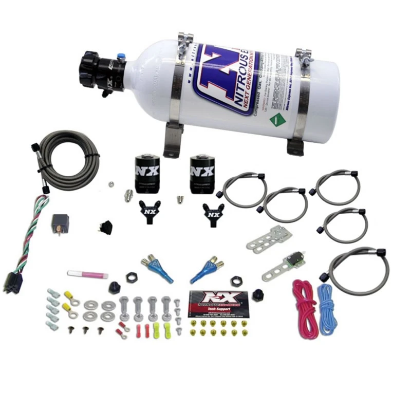 Nitrous Express BMW EFI Alle Dual-Düsen-Nitrous-Kit (50-300 PS) mit 5lb-Flasche