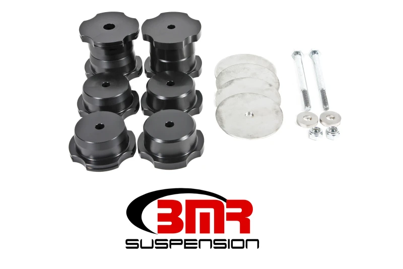 BMR 16-17 6. Generation Camaro Hinterer Cradle Bushing Kit (Delrin) - Schwarz