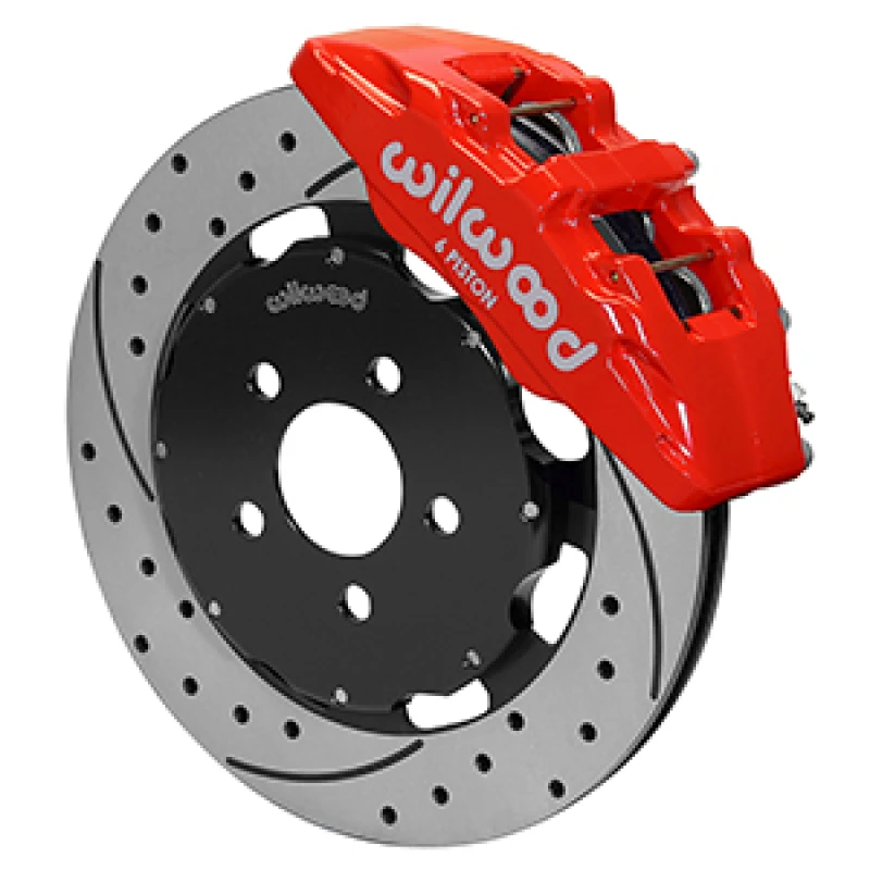 Wilwood 03-05 Dodge Neon SRT-4 Forged Dynapro 6 Big Brake Frontbremse Kit 12,19 - Rot