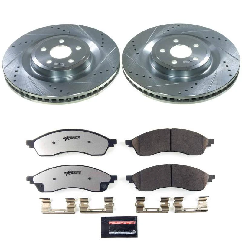 Power Stop 21-24 Ford Edge Front Z36 Truck & Tow Brake Kit