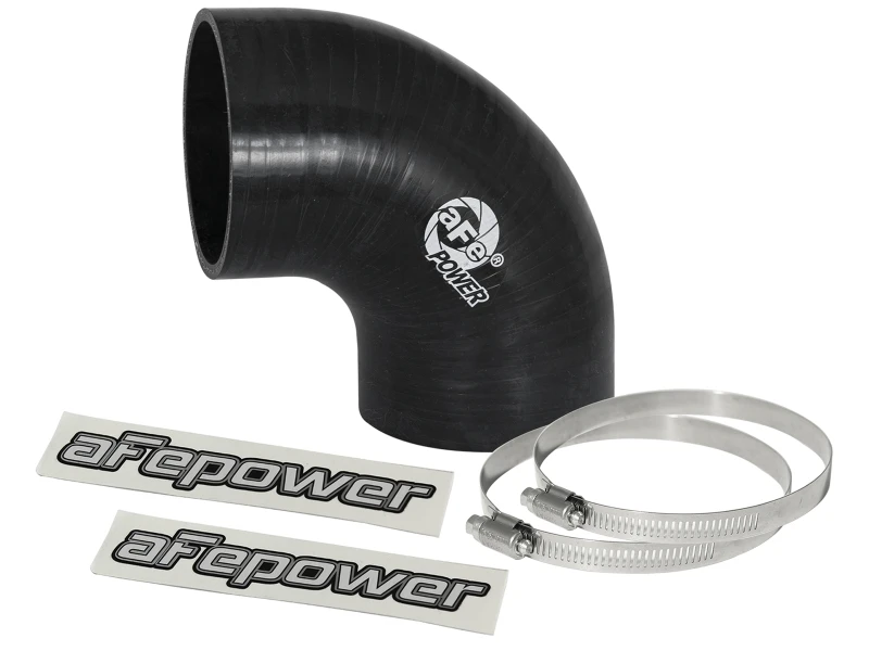 aFe Magnum FORCE Intake Coupling Kit (3 IN ID x 90-Deg.) Elbow Coupler - Black