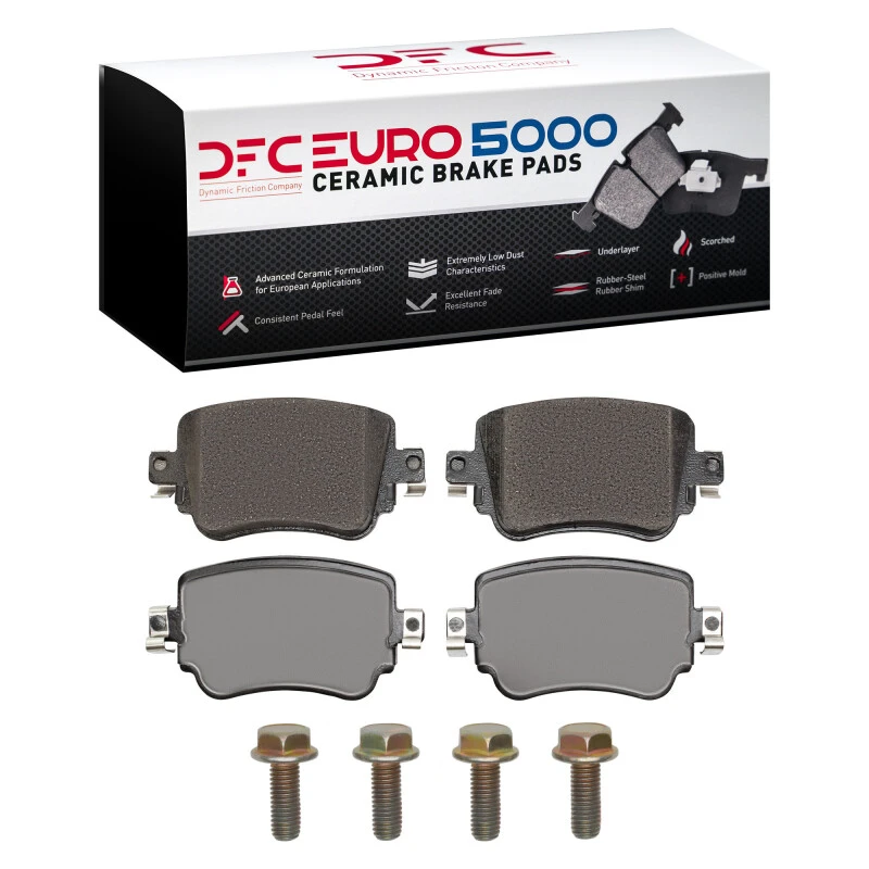 DFC 15-22 Audi Q3 Rear Euro 5000 Ceramic Brake Pads and Hardware Kit