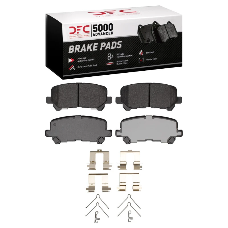 DFC 07-25 Acura ZDX Rear 5000 Advanced Ceramic Brake Pads and Hardware Kit