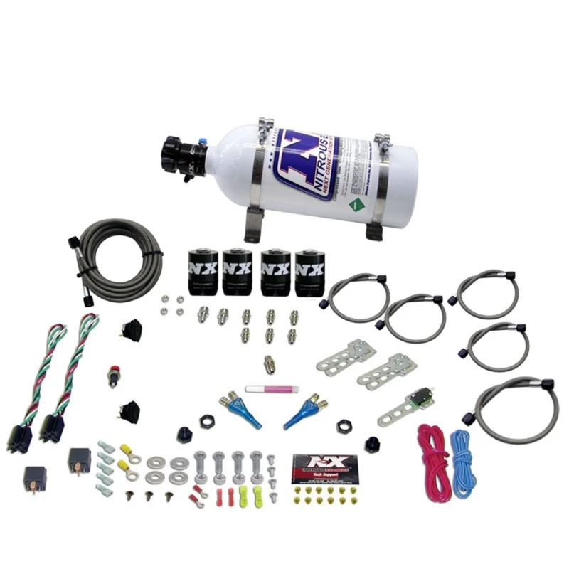 Nitrous Express Ford EFI Dual Stage Nitrous Kit (50-150PS x 2) mit 5lb Flasche