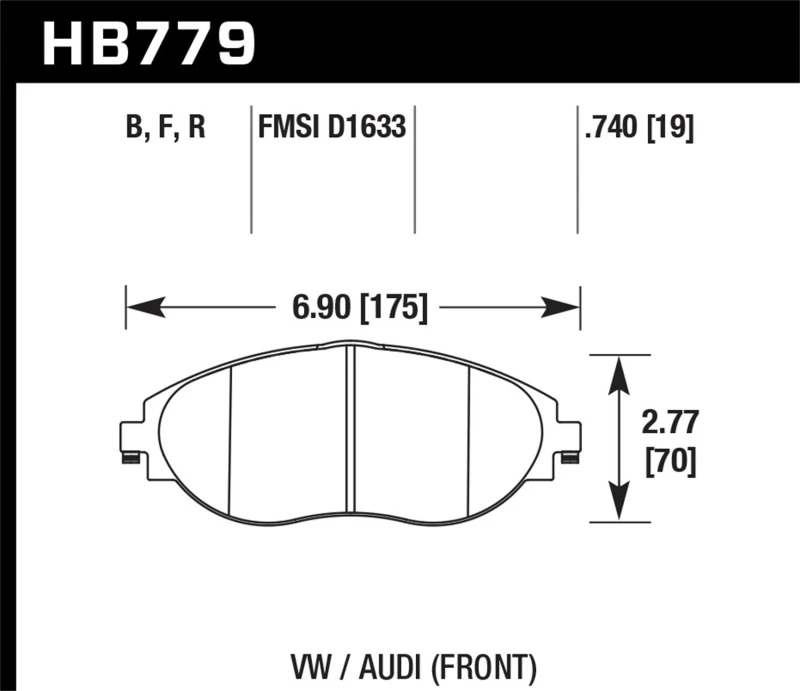 Hawk High Performance Street 5.0 Bremsbeläge