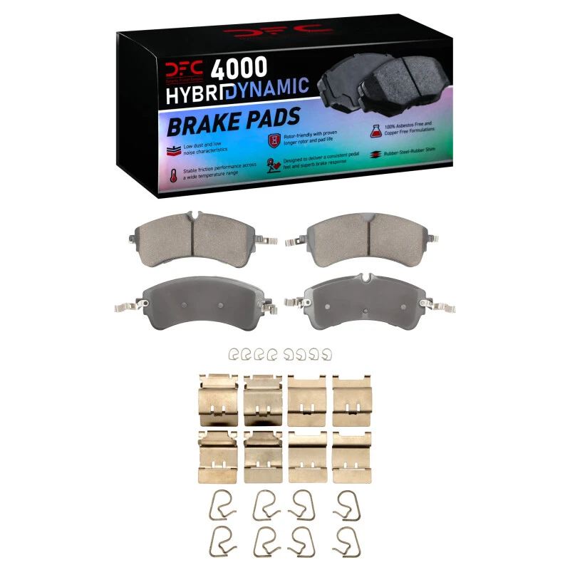 DFC 20-25 Ford Transit-350 HD/DRW Rear 4000 HybriDynamic Brake Pads and Hardware Kit